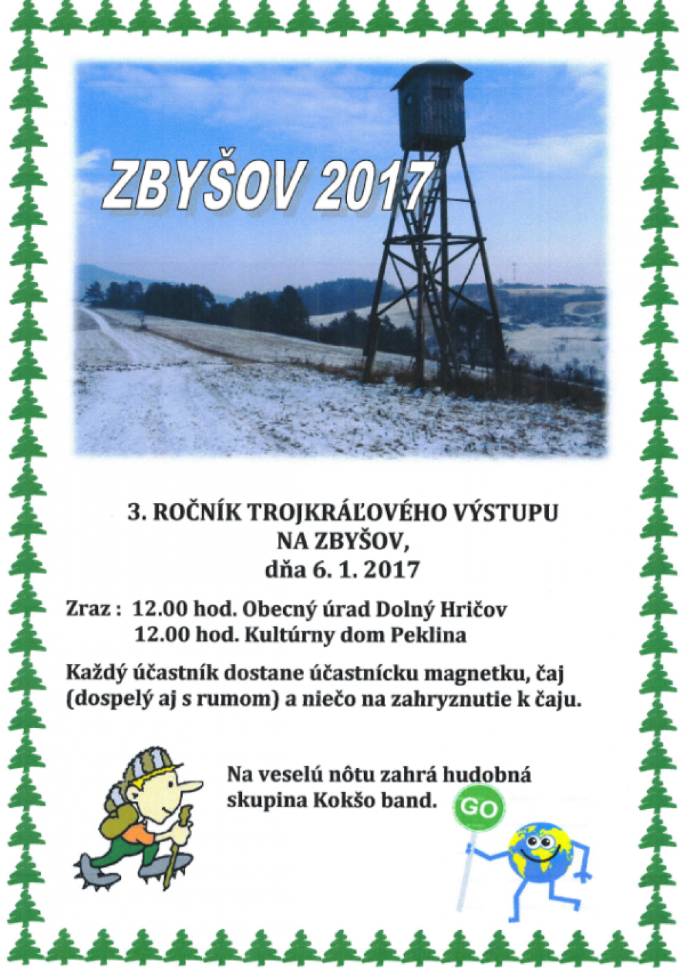 3. ROČNÍK TROJKRÁĽOVÉHO VÝSTUPU NA ZBYŠOV
