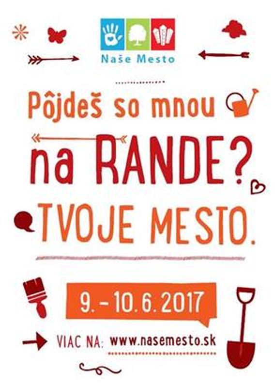 Pozvánka na podujatie Naše Mesto 2017