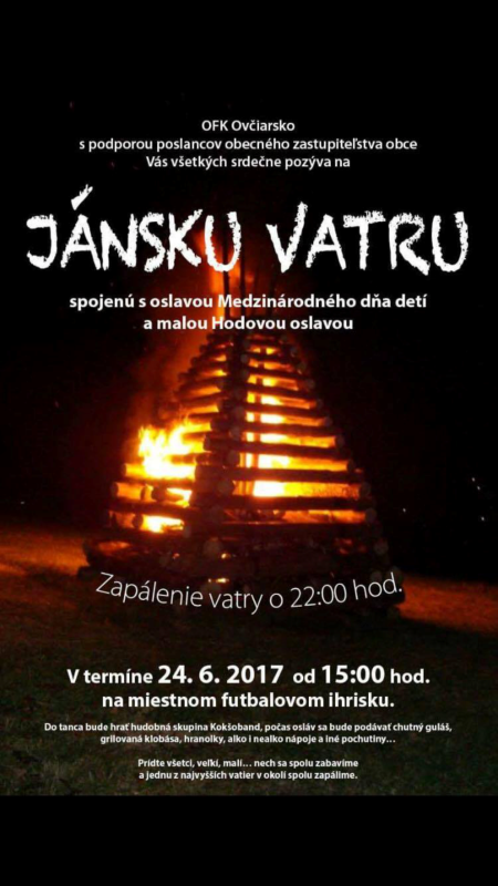 Jánska vatra v Ovčiarsku