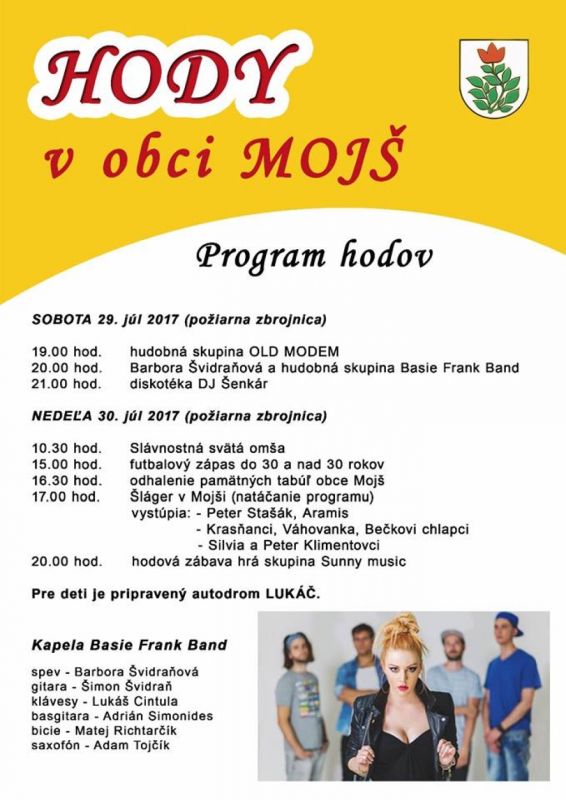 Hody v obci Mojš