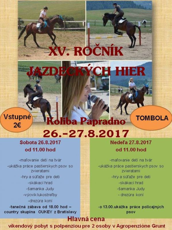XV. ročník jazdeckých hier