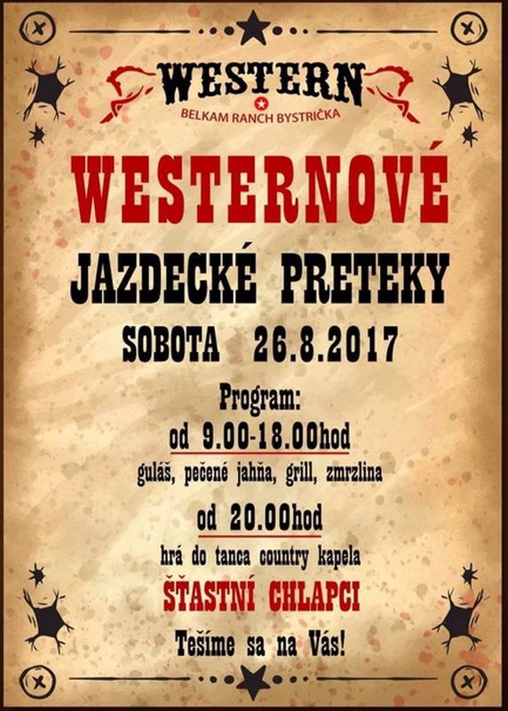 Westernové jazdecké preteky – Belkamranch Bystrička