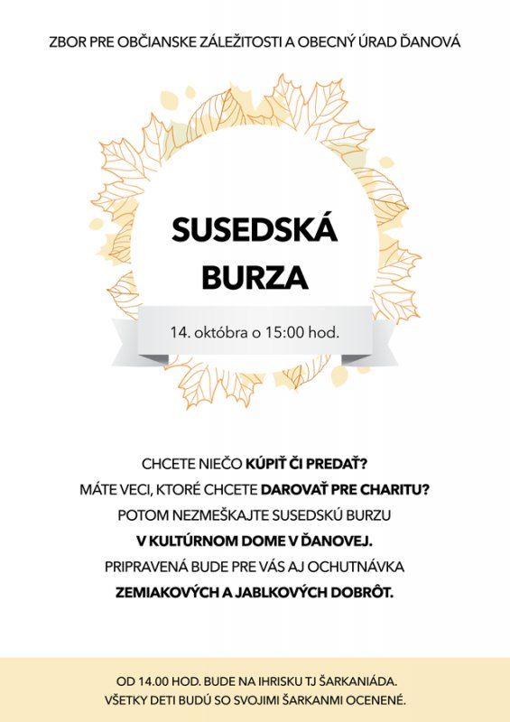 Susedská burza