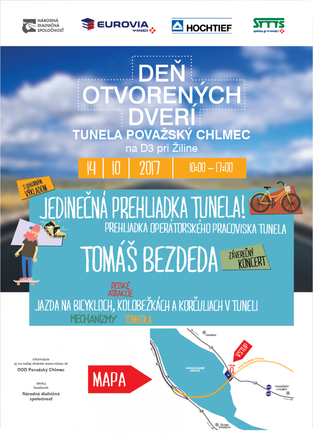 Deň otvorených dverí v tuneli Považský Chlmec