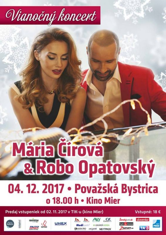 Vianočný koncert Mária Čírová a Robo Opatovský