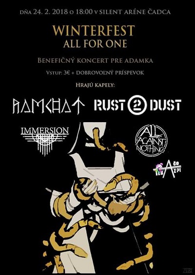 Benefičný koncert pre Adamka v Čadci