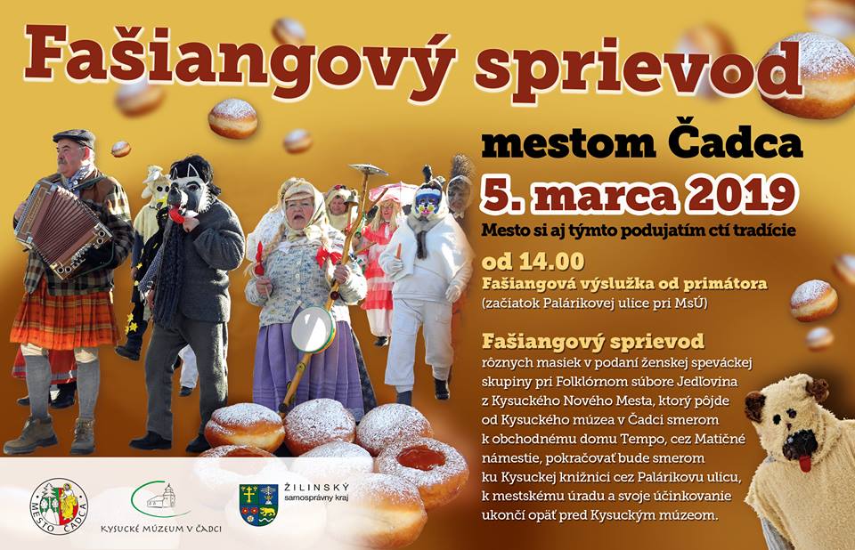 Fašiangový sprievod mestom Čadca