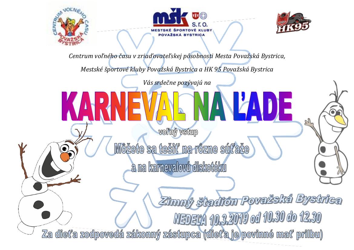Karneval na ľade v Považskej Bystrici