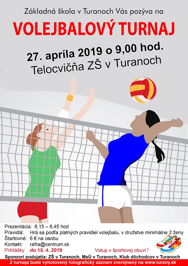 Volejbalový turnaj v Turanoch