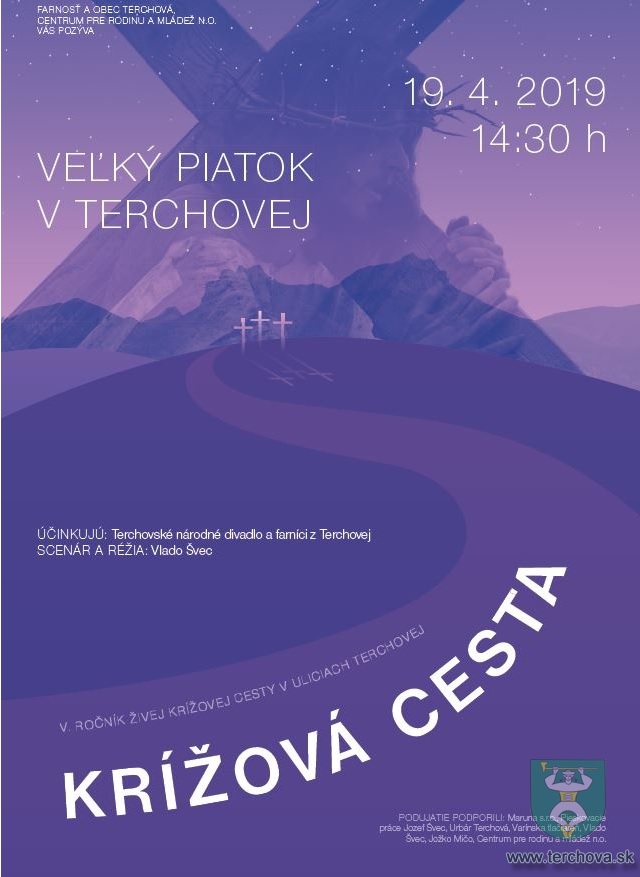Krížová cesta v obci Terchová