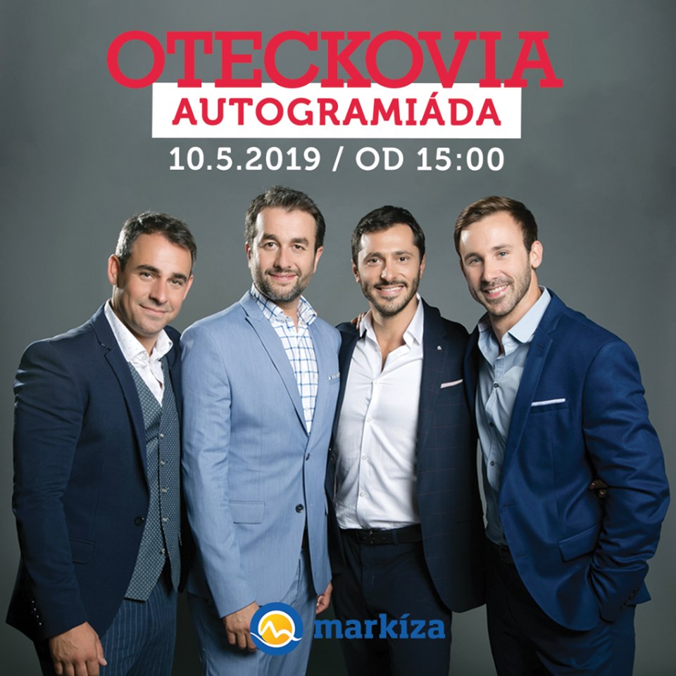 Autogramiáda hercov zo seriálu Oteckovia v Martine