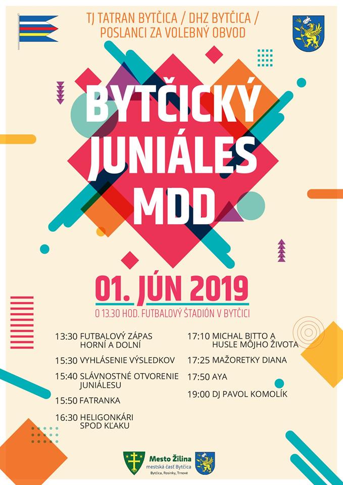 Bytčický juniáles spojení s dňom detí.
