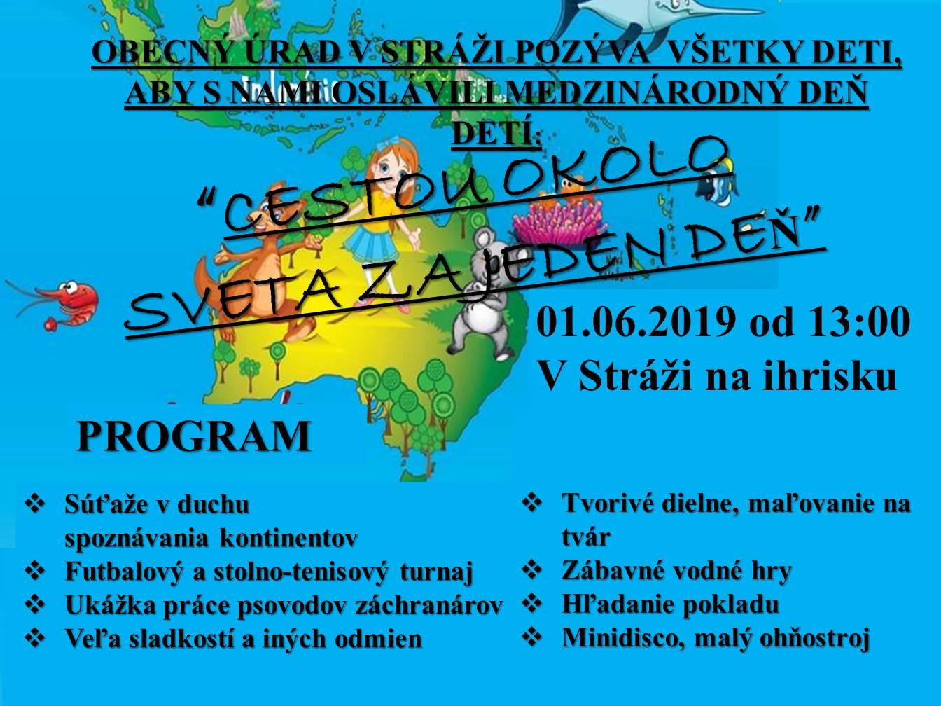 Deň deti v obci Stráža