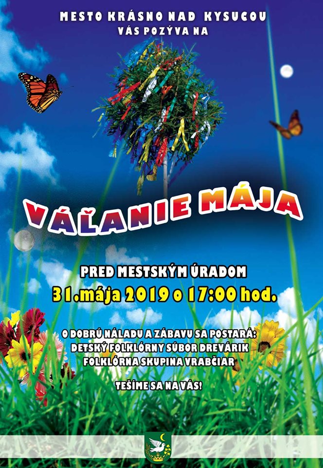 Váľanie mája v Krásne nad Kysucou