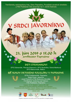 Folklórny festival “V srdci Javorníkvo” v obci Papradno