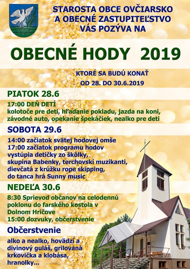 Hody v obci Ovčiarsko
