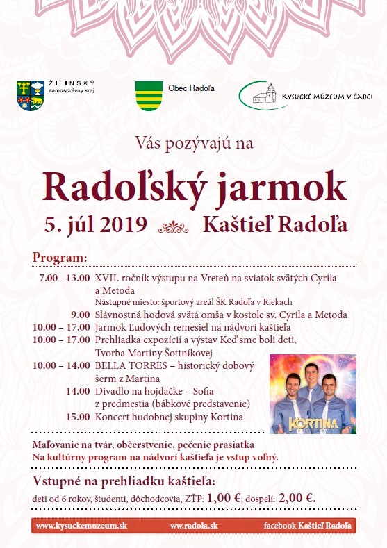 Jarmok v obci Radoľa