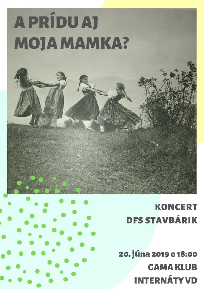 Koncert folklórneho súboru Stavbárik v Žiline