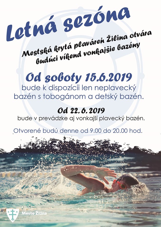 Otvorenie letnej sezóny na plavárni v Žiline