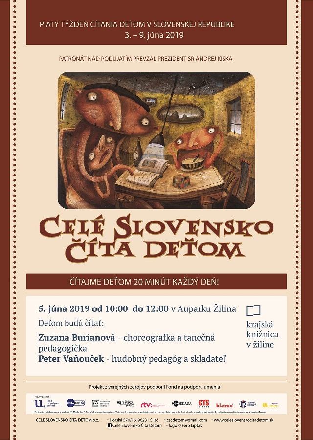Podujatie Celé Slovensko číta v Žiline