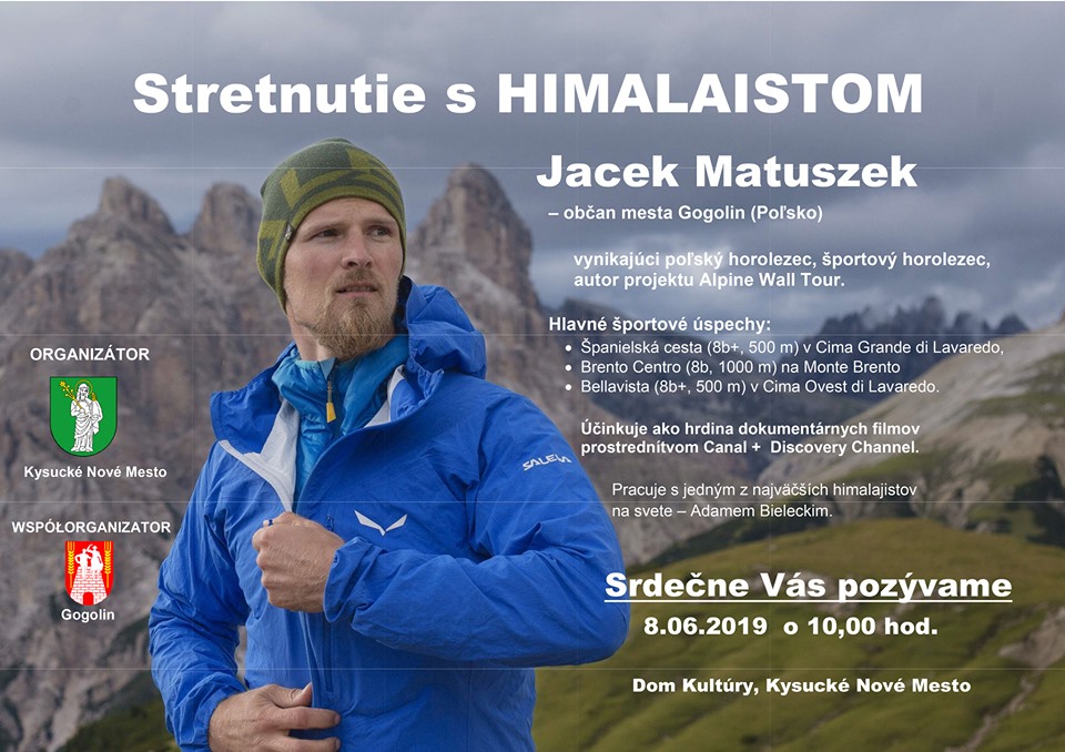 Stretnutie s HIMALAISTOM Jacekom Matuszekom v Kysuckom Novom Meste