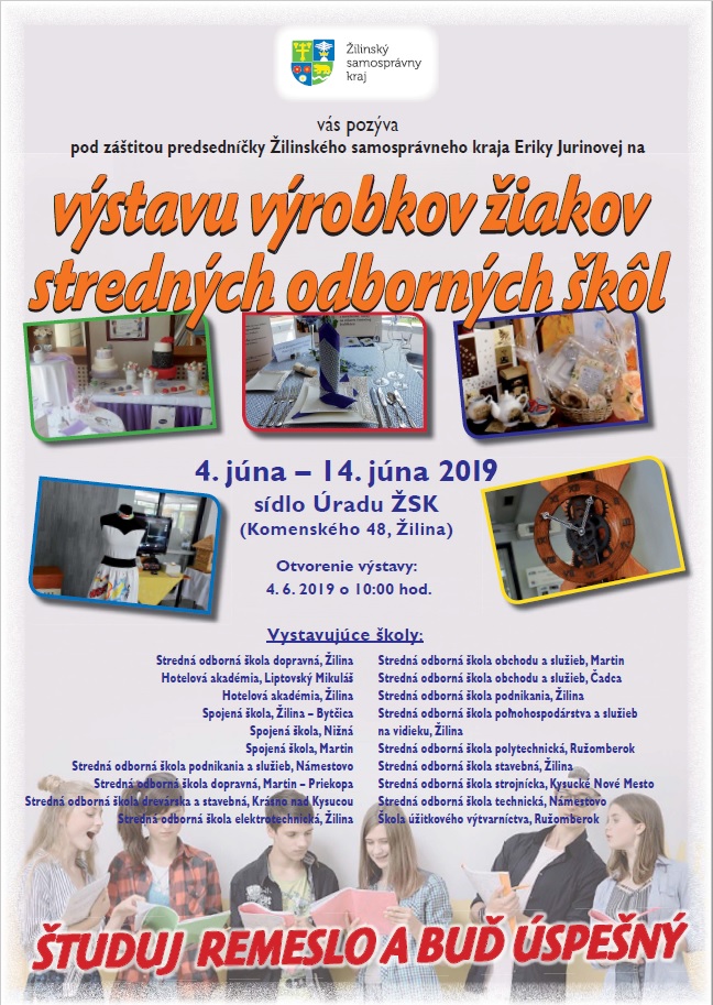 Výstava výrobkov žiakov stredných odborných škôl v Žiline