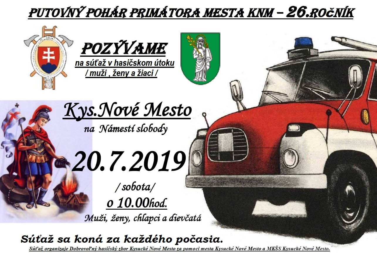 Hasičská súťaž v Kysuckom Novom Meste