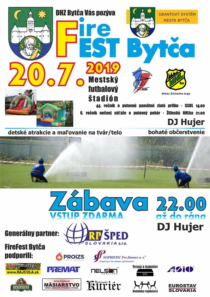 Hasičský “Fire fest” v Bytči