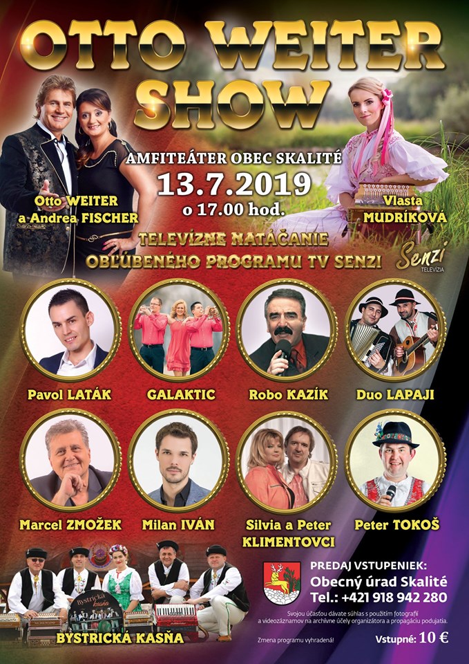 Otto Weiter show v obci Skalité