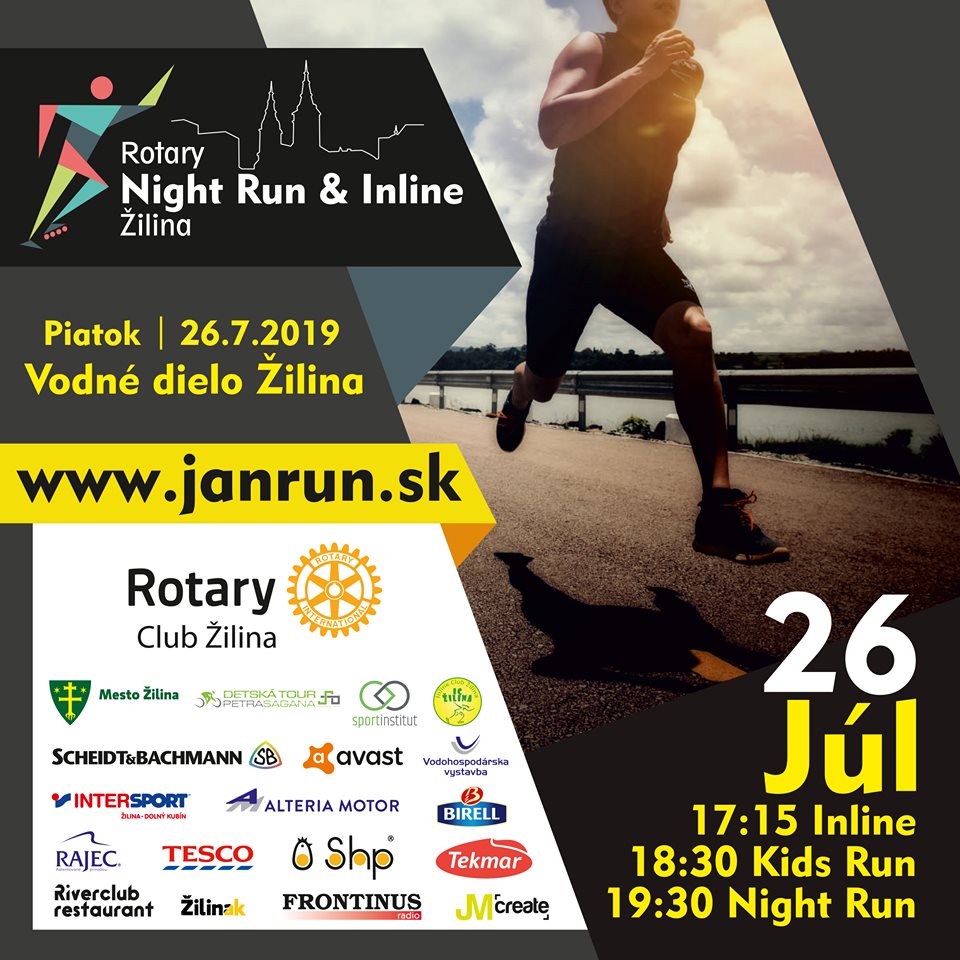 Rotary Night Run & Inline v Žiline
