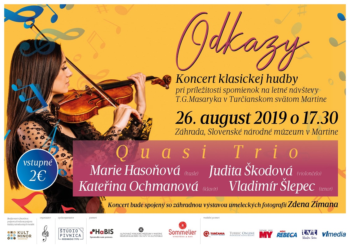 Koncert klasickej hudby Odkazy v Martine
