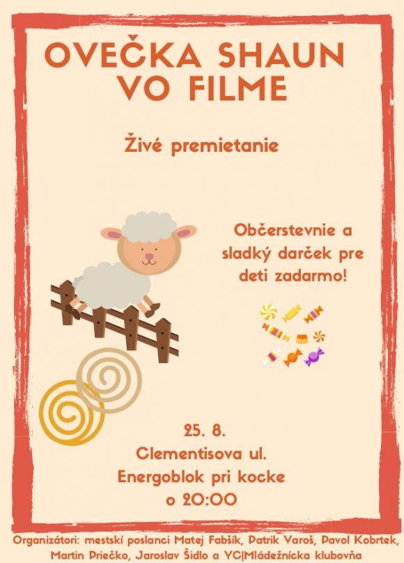 Letné kino pre deti v Kysuckom Novom Meste