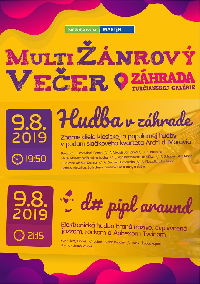 Multi žánrový večer v Martine