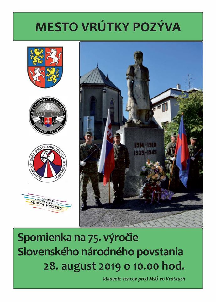 Oslava 75. výročia SNP vo Vrútkach