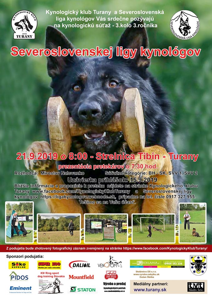 Severoslovenská liga kynológov v Turanoch