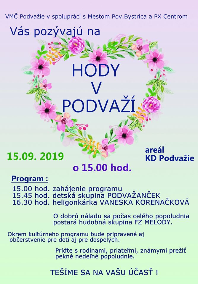 Hody v obci Podvažie