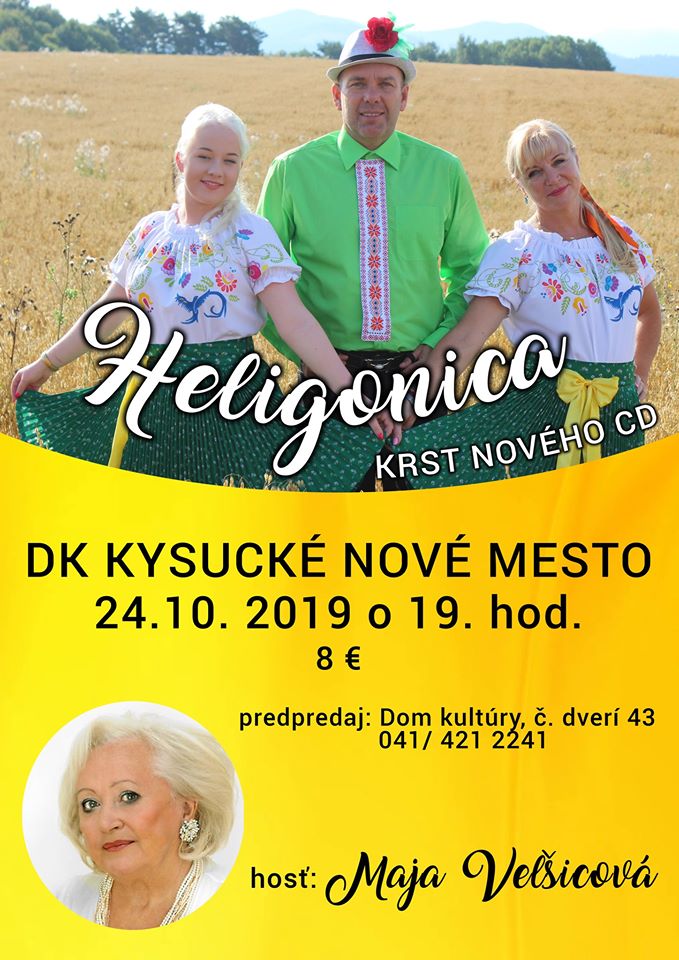 Krst nového CD Heligonica v Kysuckom Novom Meste