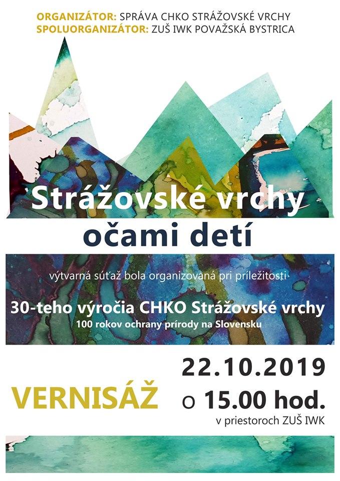 Výtvarná výstava “Strážovské vrchy očami detí” v Považskej Bystrici