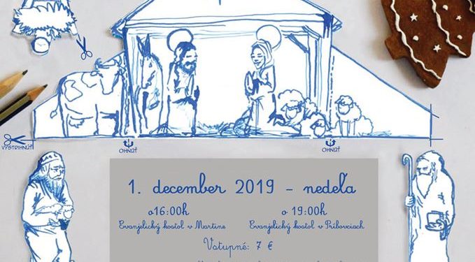 Benefičný koncert “Pastierske Vianoce” v Martine