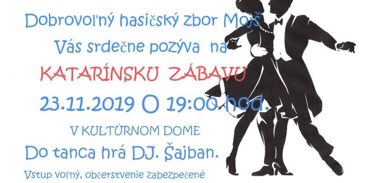 Katarínska zábava v obci Mojš
