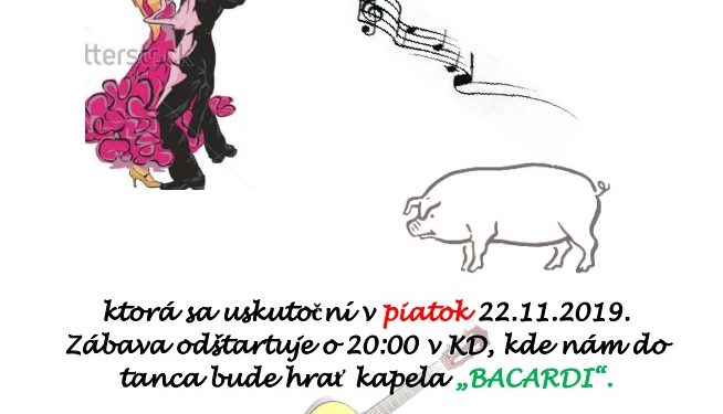 Katarínska zábava v obci Sverepec