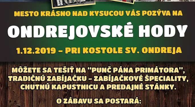 Ondrejovské hody v Krásne nad Kysucou