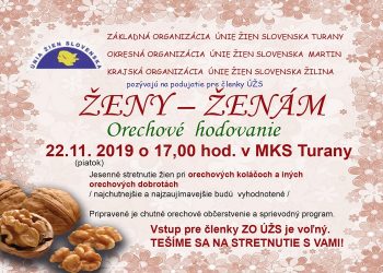 Podujatie “Ženy-Ženám – Orechové hodovanie” v Turanoch