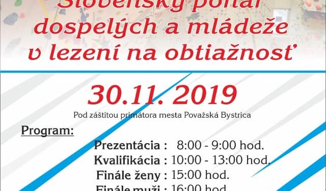 Slovenský pohár v lezení v Považskej Bystrici