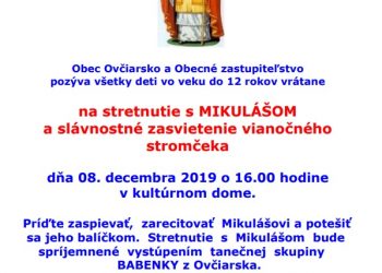 Stretnutie s Mikulášom v obci Ovčiarsko