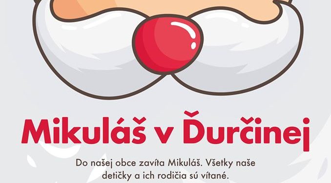 Stretnutie s Mikulášom v obci Ďurčiná