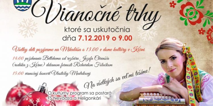 Vianočné trhy v obci Korňa