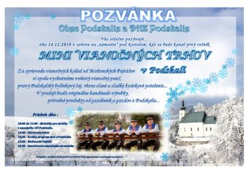Vianočné trhy v obci Podskalie