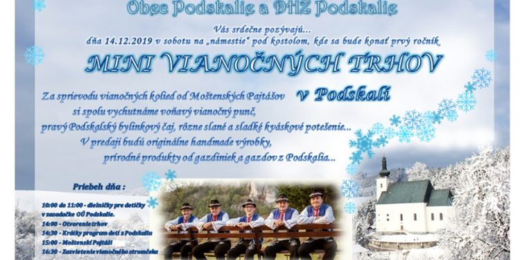 Vianočné trhy v obci Podskalie