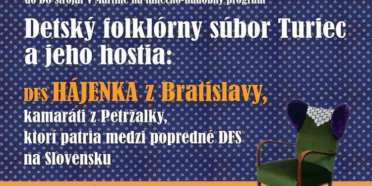 Vystúpenie Detského folklórneho súboru Turiec v Martine